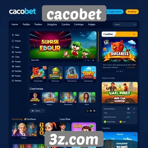 Interface amigável do cacobet melhora a experiência